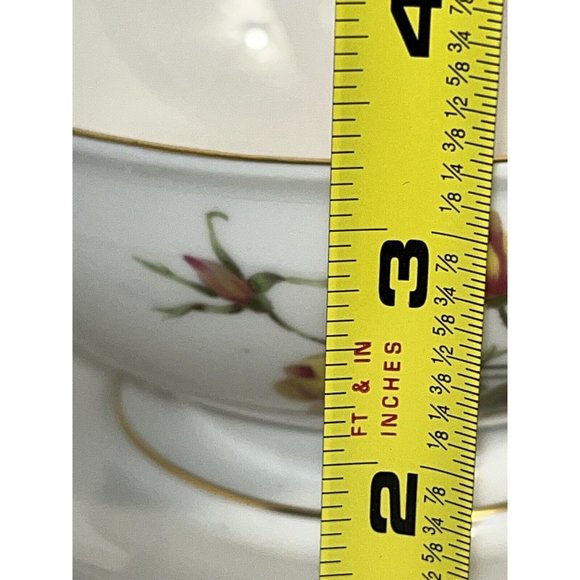 Vintage Rosenthal Aida China Petal Lane Footed Gravy Boat Bowl Made in Germany - Picture 10 of 10